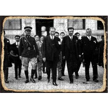 Bedeko Ahşap Mdf Puzzle Yapboz Atatürk ve Kurmayları 500 Parça 50*70 cm