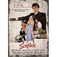 Bedeko Ahşap Puzzel Al Pacino Scarface Afiş 500 Parça 50*70 cm