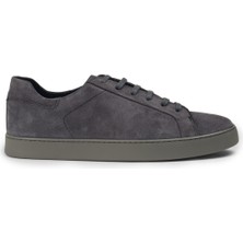 Deery Süet Gri Erkek Sneaker Ayakkabı - 01829MGRIC02