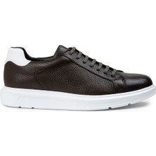 Deery Deri Haki Erkek Günlük Comfort Ayakkabı - 01673MHAKP01