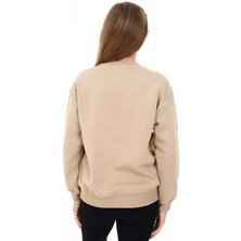 Angelos Girls Kız Çocuk Baskılı 3 İplik Cep Detaylı Sweatshirt 7-13 Yaş LX281