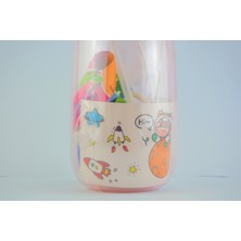 The Bottle Askılı Pipetli Kilitli Kapak 500 ml Okul Su Matarası Kırtasiye