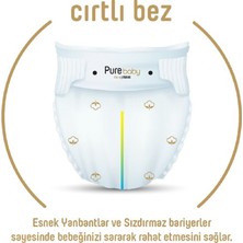 Pure Baby Organic Bebek Bezi 4 Numara Maxi 7-16 kg 104 Adet