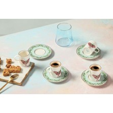 Porland Mirroring Kahve Takımı 4 Parça