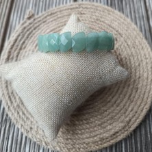 HD Marketim Bileklik Aventurin Doğal Taş Çakra Enerji Yoğo Lastikli Bilezik Kadın Erkek Takı