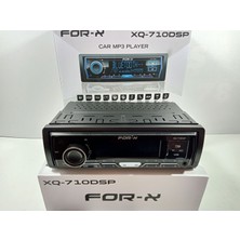 For-x Teyp – For-X XQ-710DSP 4X60W – 8 Kanal 4 Amfi Çıkışlı Tesisat Teybi + For-X Çakmak Hediyeli