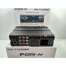 For-x Teyp – For-X XQ-710DSP 4X60W – 8 Kanal 4 Amfi Çıkışlı Tesisat Teybi + For-X Çakmak Hediyeli