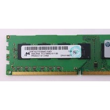 Micron 4gb 2rx8 PC3-10600U-9-10-B0 MT16JTF51264AZ-1G4D1 Masaüstü Ram