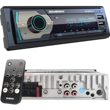 Soundmax Oto Teyp 4X50W Bt/2xusb/sd/fm/aux Mobil Aplikasyon Soundmax SX-MX2H