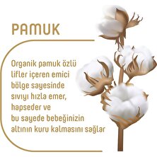 Pure Baby Organic Bebek Bezi 1 Numara Yenidoğan 2-5 kg 256 Adet