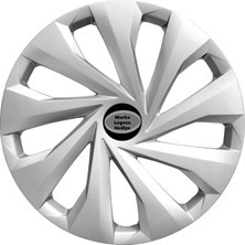 MYldrm Toyota Stralet 14 Inç Uyumlu Jant Kapağı Amblemli Gri 4 Adet 1 Takım 129