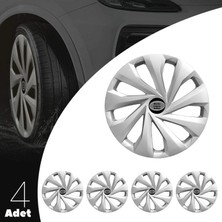 MYldrm Toyota Stralet 14 Inç Uyumlu Jant Kapağı Amblemli Gri 4 Adet 1 Takım 129