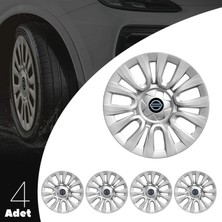 MYldrm Nissan Urvan 15 Inç Jant Kapağı Amblemli Gri 4'lü Set 109