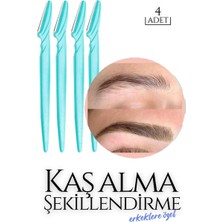 Transformacion Erkek Kaş Şekillendirme Tüy Alma Jileti Zeno Design 4 Adet