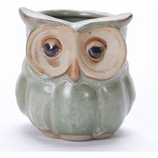 Morlalem 5cm Mini Baykuş Saksı Silikon Kalıp K-1066