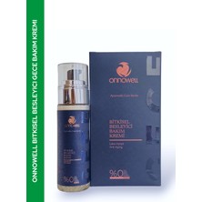 Onnowell Bitkisel Besleyici Gece Bakım Kremi, Yaşlanma Önleyici ve Kolajen Içerikli