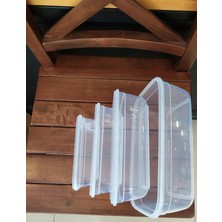 Yorulmaz Ambalaj Asude / Maya Saklama Kabı Seti 4'lü - 500-90-500-2400 ml / ASD019