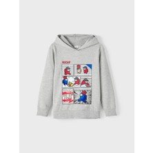Name It Among Us Baskılı Kapüşonlu Sweatshirt - Erkek Çocuk - Günlük
