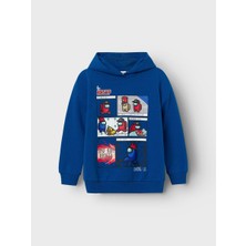 Name It Among Us Baskılı Kapüşonlu Sweatshirt - Erkek Çocuk - Günlük