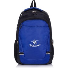 Sentor SN-50009 Laptop Bölmeli 3 Bölmeli Okul Sırt Çantası Mavi