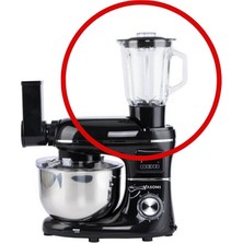 Yasomi Sm 1504BML Kırmızı LED Ekranlı Kıyma Çekme ve Hamur Makinesi Uyumlu Meyve Blender Sürahi