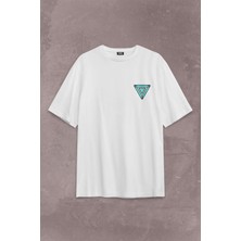 Kendim Seçtim Arc Reactor Iron Man Demir Adam Sırt Ön Baskılı Oversize Tişört T-Shirt