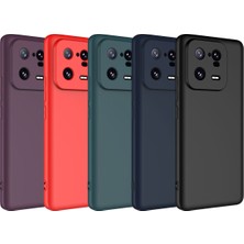 HEPTEKİLETİŞİM Xiaomi Mi 13 Pro Kılıf Kadife Iç Yüzey Yumuşak Dokulu Kamera Korumalı Kapak (Mara)