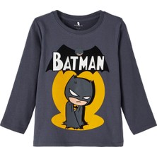 Name İt Bisiklet Yaka Baskılı Antrasit Erkek Çocuk Sweatshirt 13221192