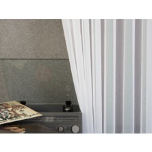 Massarelli Giber Tül Beyaz  1-3 Sık Pile 100X260