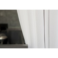 Massarelli Giber Tül Beyaz  1-3 Sık Pile 100X260