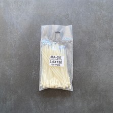 Made Plastik Kablo Bağı 3,6X150 Beyaz