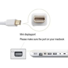 TECHTONİC Mini Displayport To HDMI Kablosu Çevirici Dönüştürücü Adaptör Yüksek Kalite