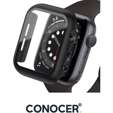 TECHTONİC Apple Watch 2-3-4-5-6-Se (44 Mm) Uyumlu Nike Kılıf Kasa ve Ekran Koruyucu Yüksek Kalite