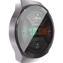 TECHTONİC Huawei Watch Gt 2e Ekran Koruyucu + Kasa Koruyucu Yüksek Kalite