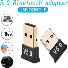 TECHTONİC Mini V5.0 USB Bluetooth Dongle 5.0 Bluetooth Adaptör [tak Çalıştır]