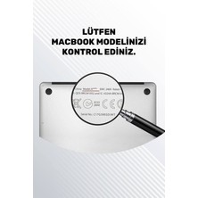 TECHTONİC Macbook Air 2020 13 Inc M1 A2337 / A2179 Uyumlu Türkçe Q Klavye Slim Klavye Koruyucu Kılıf