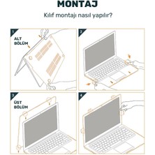 TECHTONİC Macbook Pro 13 M1 M2 2016-2019 A1706/A1708/A1989/A2159 Kapak Koruma Kılıf