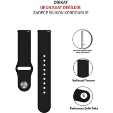 TECHTONİC Xiaomi Mi Watch Uyumlu 22MM Klasik Silikon Kordon Kayış