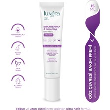 Luxera Paris Göz Çevresi Günlük Bakım Kremi, Yoğun Nemlendirici Etki 15 Ml