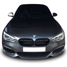 Stuning Bmw F20 Ön Böbrek M1 Çift Çizgi Piano Black 2015-2019