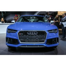 Stuning Audi A7 Ön Panjur Rs7 Krom Çerçeve Siyah Petek 2014-2017