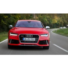 Stuning Audi A7 Ön Panjur Rs7 Krom Çerçeve Siyah Petek 2014-2017