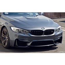 Stuning Bmw F32 Ön Böbrek M4 Çift Çizgi Piano Black 2013-