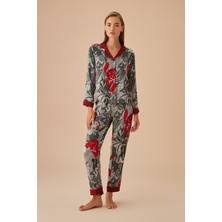 Suwen Lupin Maskülen Pijama Takımı