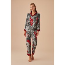 Suwen Lupin Maskülen Pijama Takımı