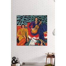 Morfil Sanat Atölyesi Henri Matisse La Musique 1939 Kanvas Tablo
