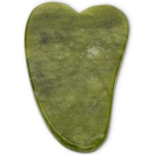 MUJGAN Jade Roller Gua Sha Taşı Seti 2'li Yeşim Taşı