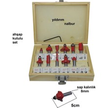 Yıldırım Nalbur Ağaç Oyma Seti 8 mm Ahşap Oyma Seti Hobi Matkap Seti Kalite