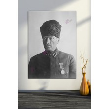 Morfil Sanat Atölyesi Atatürk Mustafa Kemal Kanvas Tablo Okullara Işyerlerine Uygun  (8 Farklı Ölçü)