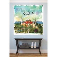 Morfil Sanat Atölyesi Ayasofya Camii Istanbul Dini Islami Tablo (7 Farklı Ölçü)